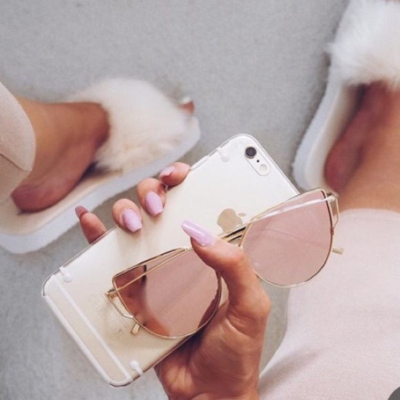 Pink Mirror Sunglasses - Picture 6 of 8